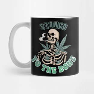 Stoned to the Bone Weed Design Mug